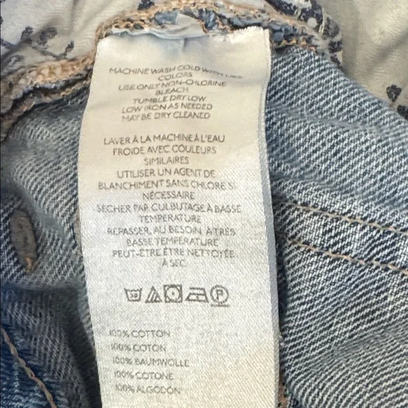 WE THE FREE Baggy High Rise Jeans Medium Wash Size 29 - Picture 9 of 10